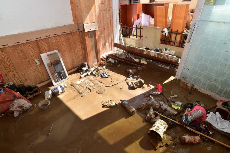 Flooded Interior Aftermath